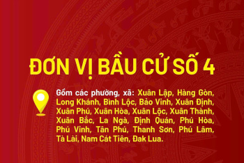 [Infographic] Danh sách các ứng cử viên đại biểu Quốc hội khóa XVI - Đơn vị bầu cử số 4 tỉnh Đồng Nai