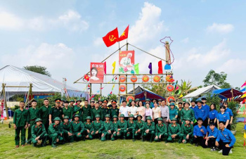 Khai mạc hội trại tòng quân xã Nha Bích lần thứ I, năm 2026