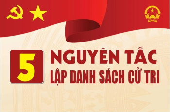[Infographic] 5 nguyên tắc lập danh sách cử tri