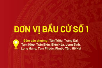 [Infographic] Danh sách các ứng cử viên đại biểu Quốc hội khóa XVI - Đơn vị bầu cử số 1 tỉnh Đồng Nai