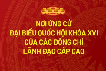 [Infographic] Danh sách các đồng chí lãnh đạo cấp cao ứng cử đại biểu Quốc hội khóa XVI