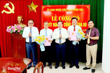 Đồng Nai: Công bố quyết định về công tác cán bộ