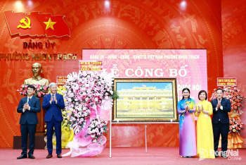 Công bố nghị quyết của Ủy ban Thường vụ Quốc hội về thành lập phường Nhơn Trạch