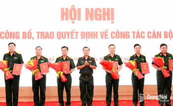 Đại tá Nguyễn Thanh Phong được điều động giữ chức Chính ủy Bộ Chỉ huy Quân sự tỉnh Đồng Nai