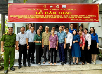 Xã Phước An: Bàn giao sửa chữa 03 căn nhà cho các hộ gia đình chính sách, hộ nghèo, hộ khó khăn