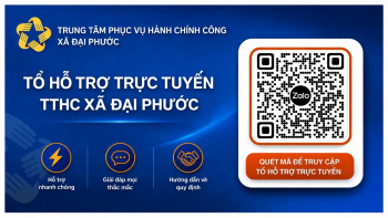 Xã Đại Phước triển khai Tổ hỗ trợ trực tuyến, nâng cao hiệu quả cải cách hành chính