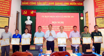 Xã Phước An tổ chức Hội nghị tổng kết công tác tuyển chọn, gọi công dân nhập ngũ năm 2026