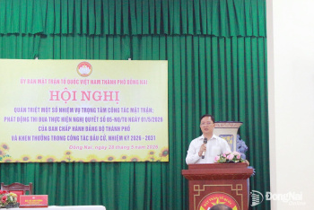 Ủy ban MTTQ Việt Nam thành phố Đồng Nai phát động thi đua đặc biệt 500 ngày đêm ‘Đoàn kết - Kỷ cương - Hiệu quả - Bứt phá’