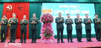 Công bố quyết định đổi tên Bộ Chỉ huy Quân sự thành phố Đồng Nai