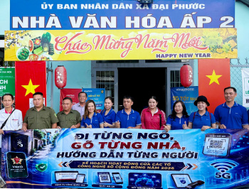 Xã Đại Phước đồng loạt ra quân Tổ Công nghệ số cộng đồng, lan tỏa chuyển đổi số đến từng hộ dân