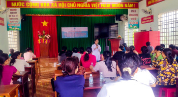 Hội LHPN xã Hưng Phước tổ chức truyền thông vì bình đẳng giới; phòng ngừa, ứng phó với bạo lực trên cơ sở giới