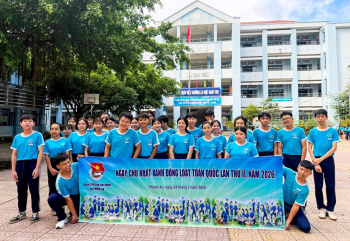 Tuổi trẻ xã Phước An đồng loạt ra quân “Ngày Chủ nhật xanh” lần thứ II năm 2026