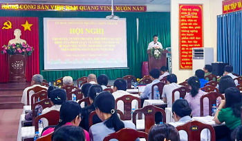 Gần 100 cán bộ, công chức, viên chức phường Nhơn Trạch được tuyên truyền, phổ biến Luật Bảo vệ bí mật nhà nước