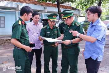 Khảo sát các vị trí đề xuất xây dựng đồn, trạm biên phòng Cảng Đồng Nai