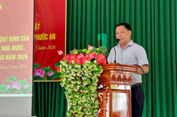 Xã Phước An: Trên 120 cán bộ, công chức tham dự hội nghị tập huấn công tác bảo vệ bí mật nhà nước năm 2026