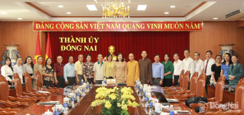 Thường trực Thành ủy Đồng Nai gặp mặt đoàn đại biểu tham dự Đại hội đại biểu MTTQ Việt Nam lần thứ XI