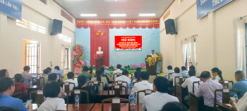 Xã Phú Hòa sơ kết 1 năm vận hành chính quyền địa phương 2 cấp trên địa bàn