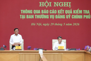 Đoàn kiểm tra của Bộ Chính trị: Đảng ủy Chính phủ hoàn thành khối lượng công việc lớn, có những đột phá