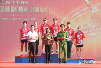 Đồng Nai mít tinh hưởng ứng Tháng hành động phòng, chống ma túy năm 2026