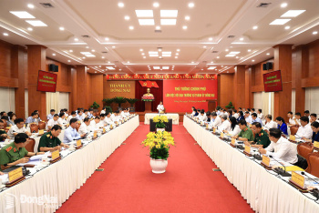 Thủ tướng Chính phủ Lê Minh Hưng làm việc với Ban Thường vụ Thành ủy Đồng Nai