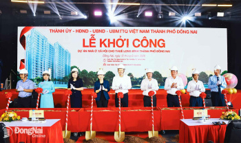 Thành phố Đồng Nai chính thức khởi công Dự án nhà ở xã hội cho thuê sớm nhất cả nước