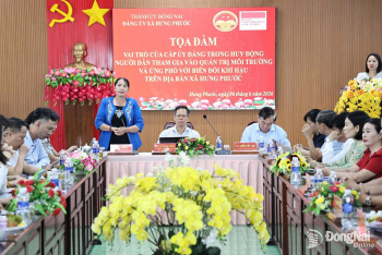Huy động người dân tham gia vào quản trị môi trường và thích ứng với biến đổi khí hậu