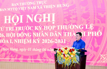 Đại biểu HĐND thành phố Đồng Nai tiếp xúc cử tri xã Thiện Hưng