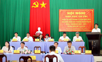 Đại biểu HĐND phường Nhơn Trạch tiếp xúc cử tri trước kỳ họp thường lệ giữa năm 2026