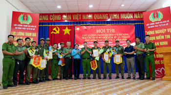 Khai mạc Hội thi lực lượng tham gia bảo vệ an ninh, trật tự ở cơ sở giỏi
