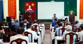 Tổ chức lấy ý kiến Nhân dân về Đề án sắp xếp, tổ chức lại các khu phố tại phường Nhơn Trạch