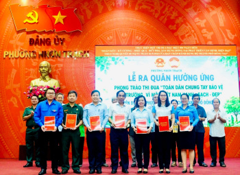 Phường Nhơn Trạch phát động phong trào thi đua “Toàn dân chung tay bảo vệ môi trường, vì một Việt Nam xanh - sạch - đẹp”