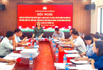 Xã Phước An giám sát chuyên đề công tác rà soát, thẩm định hộ nghèo và cận nghèo năm 2026