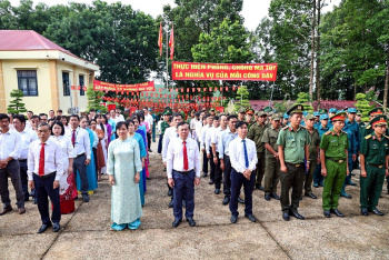 Xã Hưng Phước ra quân hưởng ứng tháng hành động phòng, chống ma túy năm 2026