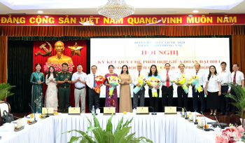 Đoàn đại biểu Quốc hội thành phố Đồng Nai ký kết quy chế...