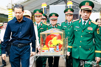 Lễ Triển khai tìm kiếm, quy tập hài cốt liệt sĩ tại khu vực xã Minh Đức, thành phố Đồng Nai
