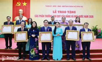 Lễ trao tặng các phần thưởng cao quý của Đảng và Nhà nước năm 2026