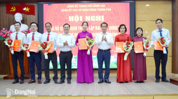 Thành lập Ban Xây dựng Đảng, Đảng ủy các cơ quan Đảng thành phố Đồng Nai