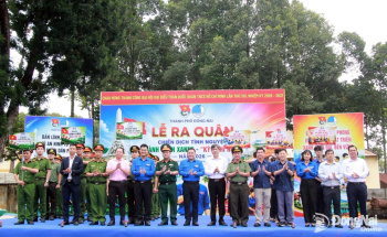 Thành đoàn Đồng Nai ra quân Chiến dịch tình nguyện Hành quân xanh và Kỳ nghỉ hồng