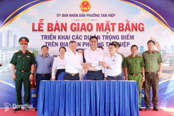 Phường Tam Hiệp bàn giao mặt bằng 3 dự án trọng điểm