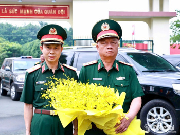Thượng tướng Nguyễn Quang Ngọc làm việc với Binh đoàn 16 về...