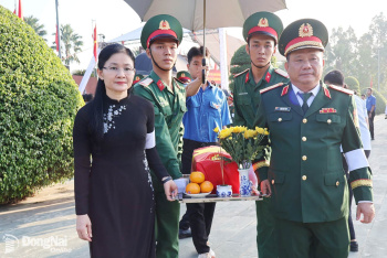 Thành phố Đồng Nai tổ chức Lễ truy điệu và an táng 29 hài cốt liệt sĩ
