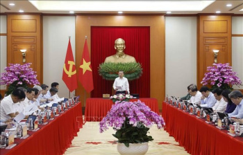Thông báo Kết luận của Tổng Bí thư, Chủ tịch nước Tô Lâm về tổng kết thực tiễn và nghiên cứu sửa đổi, bổ sung Điều lệ Đảng