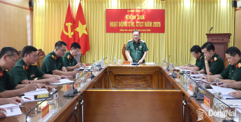 Thiếu tướng Trần Chí Tâm kiểm tra công tác Đảng, công tác chính trị năm 2026 tại Đồng Nai