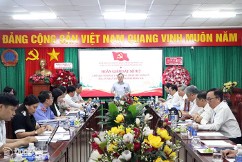 Đoàn giám sát của Ban Thường vụ Thành ủy làm việc với Tòa án nhân dân thành phố Đồng Nai