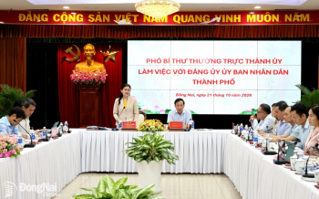 Phó Bí thư Thường trực Thành ủy Tôn Ngọc Hạnh làm việc với...