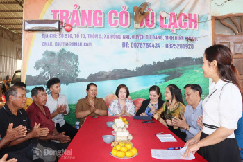 Liên minh HTX Việt Nam khảo sát mô hình HTX do phụ nữ lãnh...