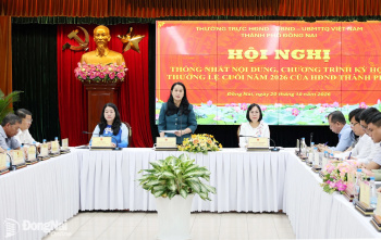 Thống nhất nội dung Kỳ họp HĐND thành phố Đồng Nai thường lệ...