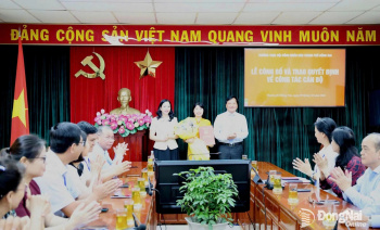 Bà Trịnh Thị Hòa được bổ nhiệm làm Phó Chánh Văn phòng Đoàn...