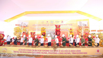 Tập đoàn DonaCoop xây dựng hơn 8.000 căn nhà ở xã hội cho lực lượng vũ trang, cán bộ, công chức, viên chức