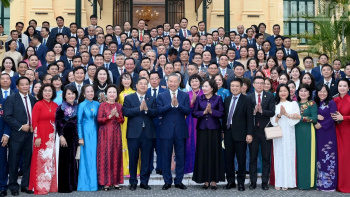 [Ảnh] Tổng Bí thư, Chủ tịch nước Tô Lâm gặp mặt đại biểu...